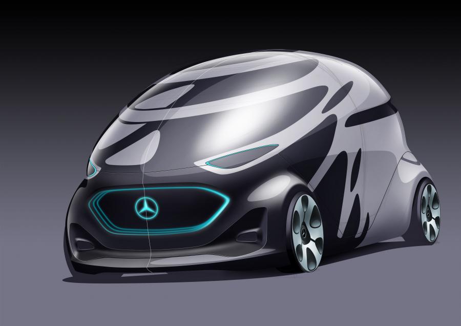 Эскиз Mercedes-Benz Vision URBANETIC 2018 года  (фото 7 из 28)